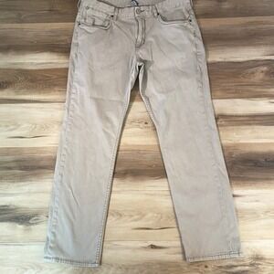 Tommy Bahama Boracay Pants Mens 38x32 Khaki Tan Cotton Modal Stretch Straight